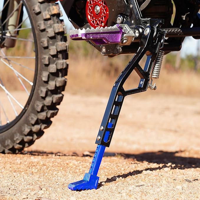 Kickstand for Surron,Adjustable Height Dirt Bike Kickstand CNC Aluminum Upgrades for Sur Ron Light Bee Talaria Sting,Blue