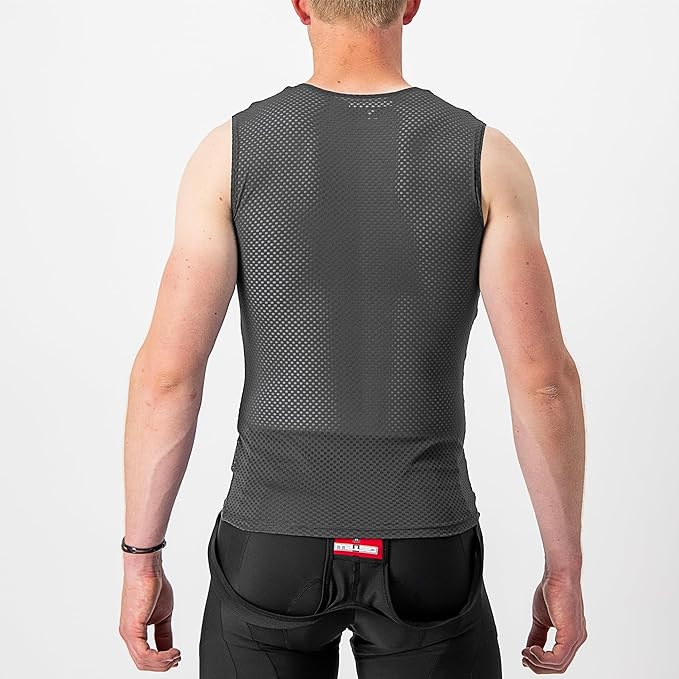 CASTELLI Men’s Pro Mesh 2.0 Sleeveless Jersey, Breathable Cycling Mesh Base Layer for Road, Gravel Biking & Racing