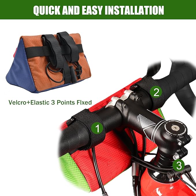 Bike Handlebar Bag,Kids Bicycle Front Basket Pack,Waterproof Bikes Bag,Small Bicycle Handle Bar Bag for Boys Girls Men Women