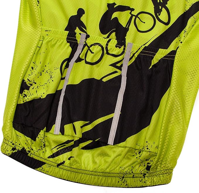 Cycling Jersey Mens Road Bicycle Clothing Summer Short Sleeve Breathable Cycling Tops