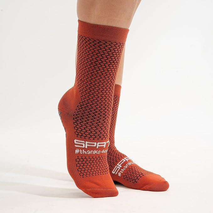 SOKZ2 Long Cycling Socks Performance Fit with Silicone Grippers Moisture Wicking Ideal for Road Racing and Training