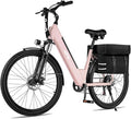 Qlife Cityone Electric Bike for Adults & Teens, Step-Through Commuter Ebike, 1000W Peak Motor, 55-Mile Range, 48V Removable Battery, 26-Inch City Tires, 7-Speed, Up to 25 MPH