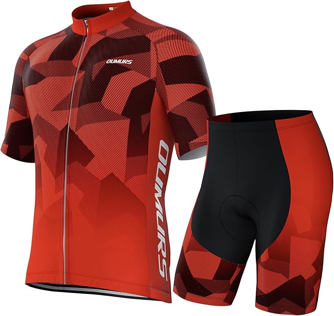 Cycling Jersey Set Short Sleeve Suits Men Bike Clothing Road Bicycle Shorts Padded Outfits