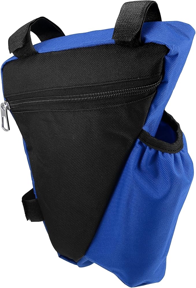 X AUTOHAUX Bike Triangle Frame Bag with Bottle Holder Cycling Storage Bag for Road Mountain Bikes