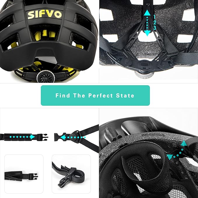 Kids Bike Helmet for Boys and Girls Ages 8-14 Adjustable Youth Helmet with Detachable Visor Lightweight, Safe & Stylish Cycling Bicycle Helmets for Kids 54-57cm