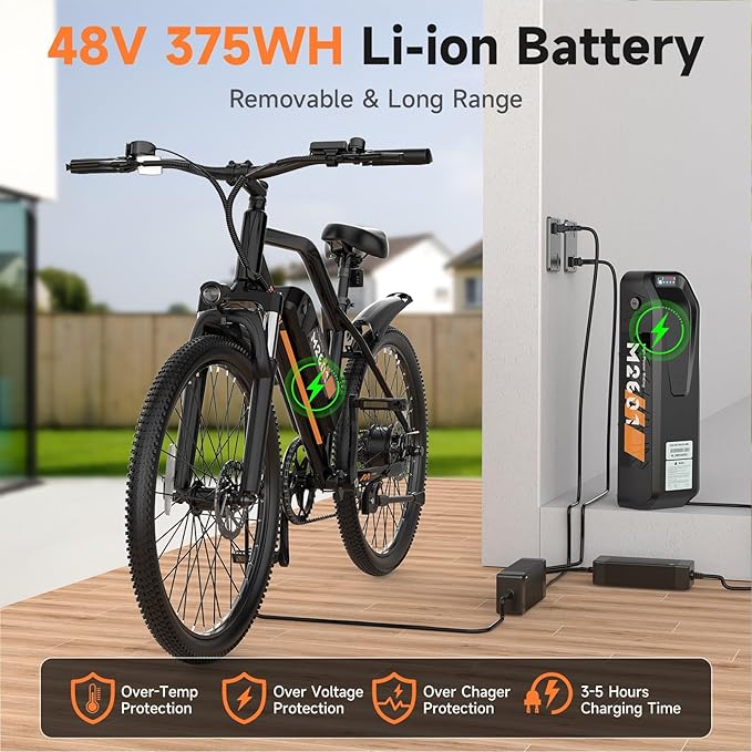 Electric Dirt Bike for Adults - Peak 1500W/3000W Electric Bikes, 48V/52V 15.6Ah/25Ah/40Ah, 50-100 Mile Range(PAS Mode), 16/20 Inch All-Terrain Fat Tire Motorcycle