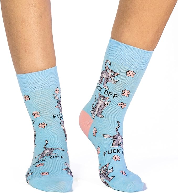 Good Luck Sock Novelty Crew Socks for Adults - For Men, Women and Teens
