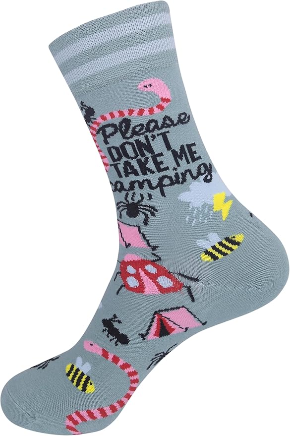 FUNATIC Funny Outdoor Themed Socks for Men Women - Novelty Gifts For Golfing, Fishing, Hunting, Bigfoot, Pickleball, and More