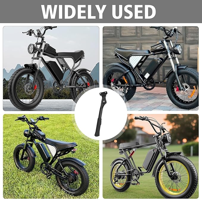 Upgraded Kickstand For Ridstar Q20/Adult Bike/Motorcycle, Adjustable Kick Stand, High Toughness Thickened Aluminium Alloy E-Bike Side Support Stand, For 20-22 Inch E-Bicycles