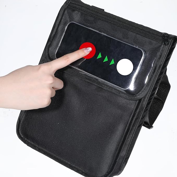 Electric Scooter Bag Waterproof Scooter Accessories Large Capacity Front Hanging Handlebar Organizer Phone Organizer Pouch for Bike Motorcycle Bicycle
