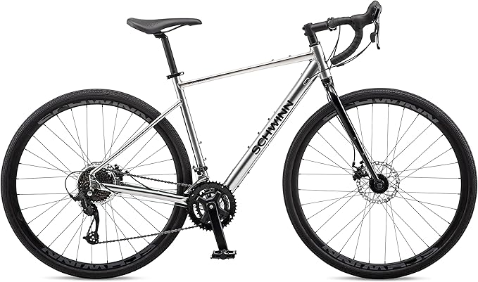 Schwinn Sporterra RX Gravel Bike, 700c Mens and Womens Bike, 14-Speed Drop Bar Gravel Bicycle, Mechanical Disc Brakes, Rigid Fork, Aerodynamic Riding Position, Quick Release Seat Post, Adult Bicycle | Drop Bar, Gravel Bicycle, Rigid Fork