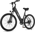 Qlife Cityone Electric Bike for Adults & Teens, Step-Through Commuter Ebike, 1000W Peak Motor, 55-Mile Range, 48V Removable Battery, 26-Inch City Tires, 7-Speed, Up to 25 MPH