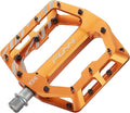 Funn Funndamental Flat Pedals - Wide Platform Bicycle Pedals for BMX/MTB Mountain Bike, Adjustable Grip for Outstanding Stability, 9/16-inch CrMo Axle