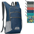 20L Lightweight Hiking Daypack, Foldable Travel Packable Backpack for Men Women for Cycling Camping Outdoor (Dark Blue)