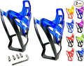 Revere Ultra-Light Bike Water Bottle Holder – Durable Bicycle Bottle Cage for Road, MTB, & Mountain Bikes – 2-Pack with Screws & Installation Tool – Premium Cycling Accessories (Blue/Black)