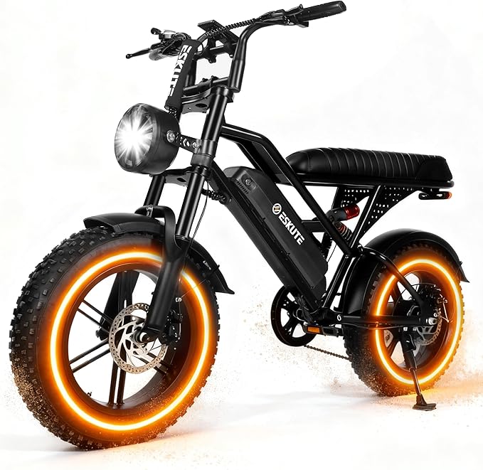 V100/V200 1500W Peak Electric Bike for Adults, 28MPH 48V13&20.8 Ah Removable Battery, 16/20"x4.0" Fat Tire, 7-Speed E-Bike with Dual Suspension – Commuter Ebike for Men & Women