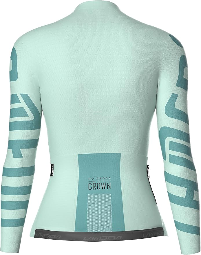 LAMEDA Cycling Jersey Women Long Sleeve, Breathable Bike Jersey with Pockets, Bike Shirts for Bicycle Road Biking Riding