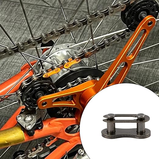 20-Pack Bike Chain Metal Master Link - Removable Quick Split Links for Bicycle, Mini Bike, Mountain Bike and Motorcycle Chain Repair
