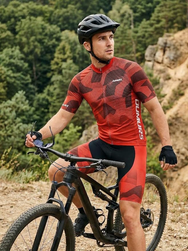 Cycling Jersey Set Short Sleeve Suits Men Bike Clothing Road Bicycle Shorts Padded Outfits