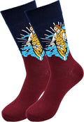 Real Sic Fun Socks for Men and Women - Cozy Cotton Dress Socks with Colorful Designs - Cool, Casual, Wacky Patterned