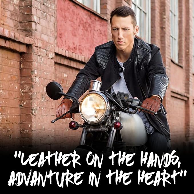 Motorcycle Gloves for Men & Women – Touchscreen Dirt Bike Gloves with Hard Knuckle Armor & Non-Slip Grip for Motorcycling, Road Racing, Biking, Climbing & Outdoor