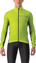 CASTELLI Men's Squadra Stretch Jacket, Windproof Zip Up Shell for Road Cycling