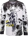 PSPORT Men's Motocross Jersey Long Sleeve Motocross Shirt Men Mountain Dirt Bike Jersey Downhill Riding Racing Clothing Tops
