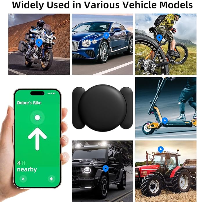 GPS Tracker for Vehicles - Hidden Tracking Devices for Cars, GPS Tracker for Vehicle No Monthly Fee, Car Tracker Device with Real-Time Location, Compact Tracker Device, Work with iOS and Android