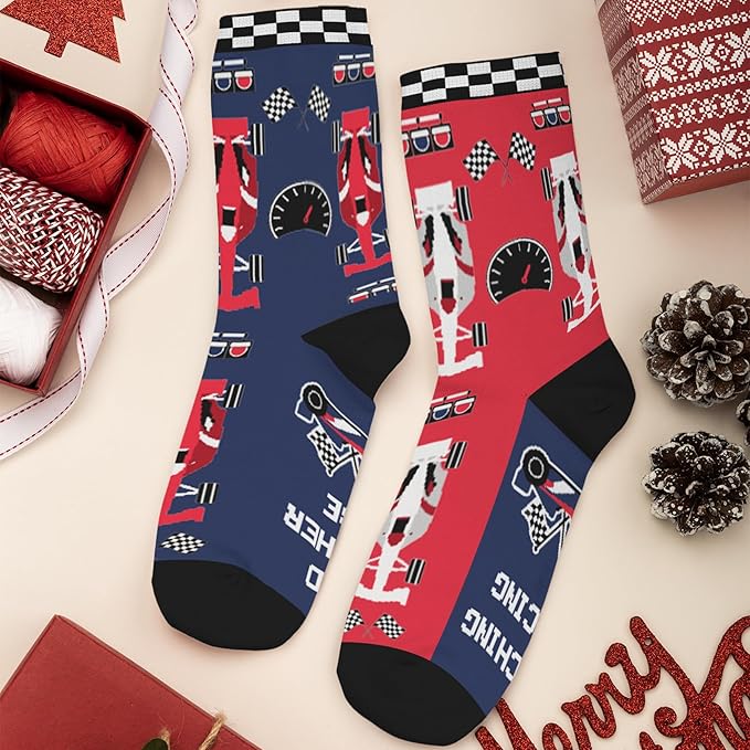 FOURSTUFF Ski, Cycling, Basketball, Golf, Pickleball, Softball, Volleyball, Wrestling, Soccer - Sports Socks for Women Men