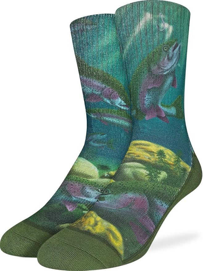 Good Luck Sock Novelty Crew Socks for Adults - For Men, Women and Teens