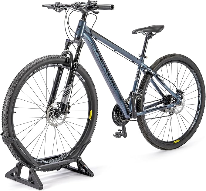 Super B Bike Floor Stand Rack- Indoor Bike Stand for Garage/Home - Bike Storage Bicycle Parking Rack Fit 20”-29” Mountain Road Bikes E-Bike / Fat Bike (TB-1957)