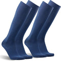 Three street Baseball Socks, Unisex Knee High Solid Sport Tube Compression Softball Football Soccer Team Socks 2-10 Pairs