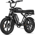 3000W Peak 32AH Electric Bike Dual Motor, 56KM/H EBike for Adult Teen 100-200KM, 20'x4.0'' Fat Tire Dual Motor Electric Dirt Bike Multiple Suspension & Hydraulic Brake Commuter Off-Road E-Bike