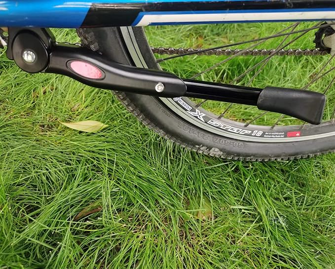 Adjustable Aluminum Alloy Bike Kickstand, Fits 24-29 inch Bikes, for Mountain, Road, E-Bikes