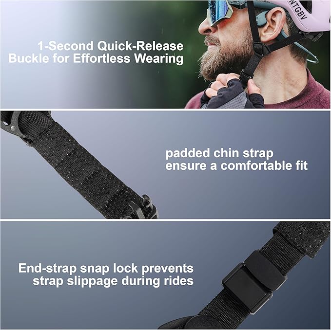 Adult Bike Helmet for Men/Women with Helmet Bag 2 Removable Moisture-Wicking Liners Adjustable Dial Comfort Fit Lightweight Shockproof CPSC 1203 Safety Certified for Road-Ready/Urban-Commute/MTB