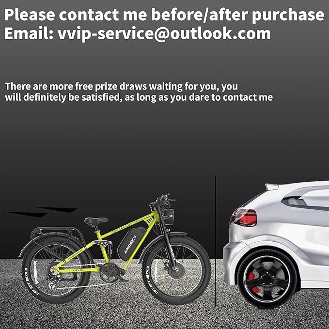 Apex 50 Electric Bike Dual Motor for Adults (CA Immediate-De'livery) 52V 25AH/48V 25AH, 26" Fat Tires Full Suspension 35MPH/100Mile, Hydraulic Brake