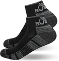 Ergonomic Ankle Cycling Biking Socks - Comfort for Bicycle Bike Riding, 2 Pairs