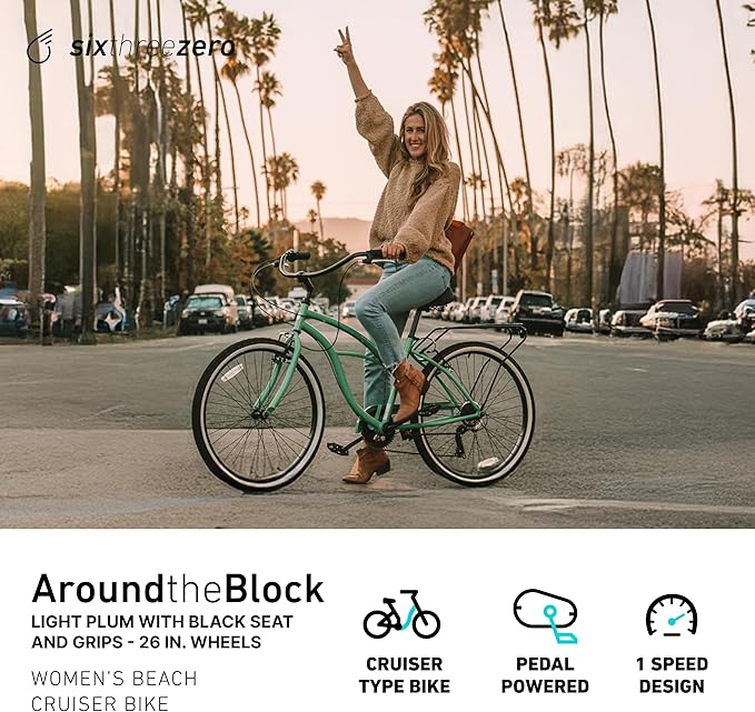 sixthreezero Around The Block Women's Beach Cruiser Bike