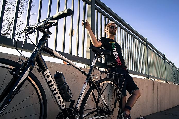Tommaso La Forma Aluminum & Carbon Mens Hybrid Bike Women Road Bicycle Adult Bikes Womens