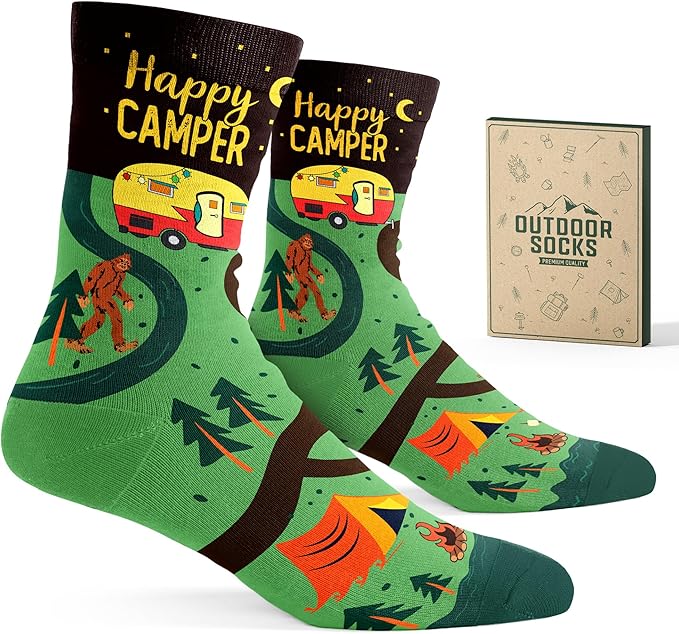 VICRAZY Hiking, Cycling, Camping Socks for Men, Women - Hiking, Bicycle, Camping, Bike Accessories, Stocking Stuffers