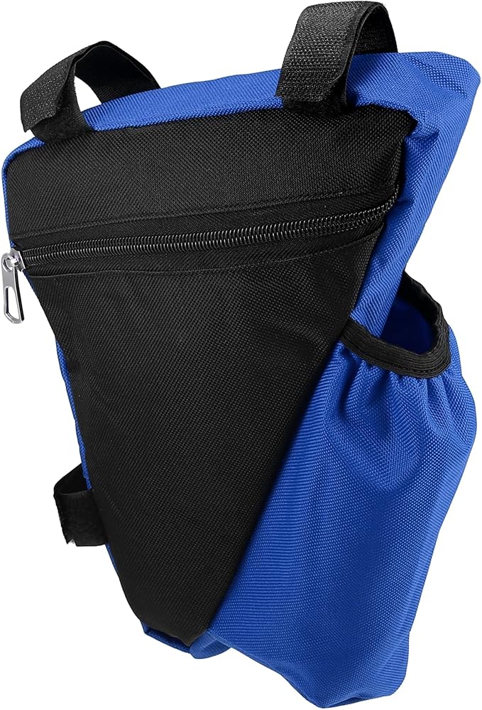 X AUTOHAUX Bike Triangle Frame Bag with Bottle Holder Cycling Storage Bag for Road Mountain Bikes