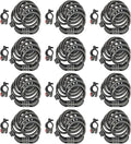 SEPOX® 12Pcs Pack 6FT Extra Long Cable Combination-Bike-Locks, 4 Digits Retractable Security Lock, 12mm Heavy-Duty Anti-Theft Anti-Rust Cable for Bicycle, Scooter, Gate,Outdoor Equipment, Weatherproof