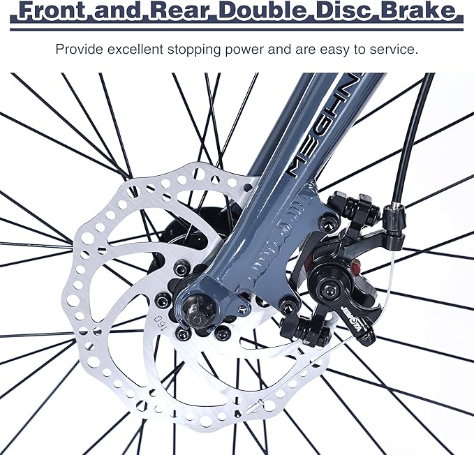 ZUKKA Folding Bike 20 Inch Foldable City Bike 7 Speed Transmission System & Dual Disc Brake Aluminum Frame Adult Bicycle for Commuting Traveling Exercising