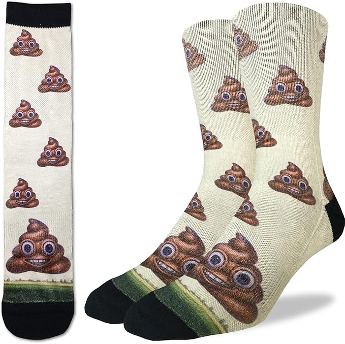 Good Luck Sock Novelty Crew Socks for Adults - For Men, Women and Teens