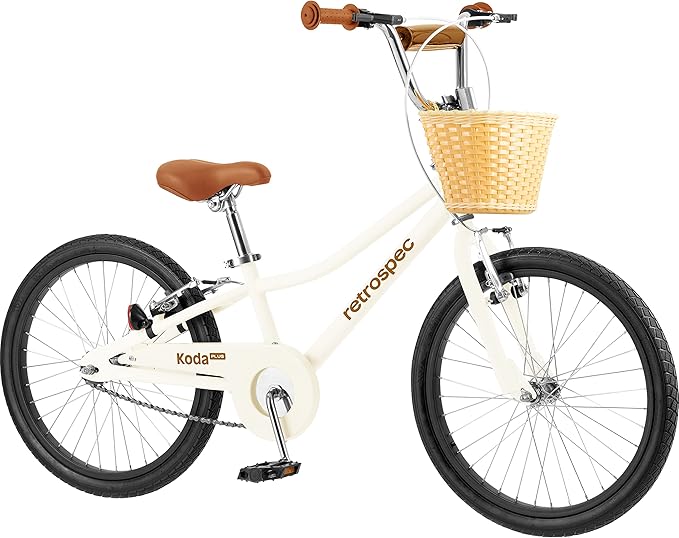 Retrospec Koda Plus Kids Bike for Boys & Girls Ages 6-8 Years - 20" Children's Bicycle, Adjustable Seat & Handlebars