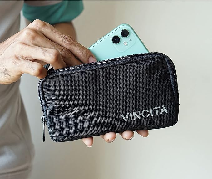 Vincita Essentials Case Tarpaulin - Cycling Wallet Made from Tough Water-Repellant Fabric -Storage Pouch - For Road Bike Cyclist to Store Spare Tubes, Keys, Cards and Phone
