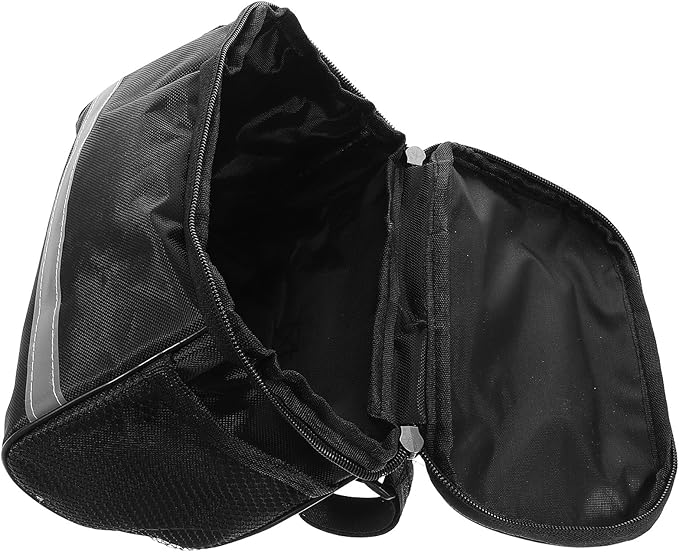 Bike Handlebar Bag for Road and Mountain Bikes Large Top Tube Storage Bag with Waterproof Material Front Frame Pouch for Cycling