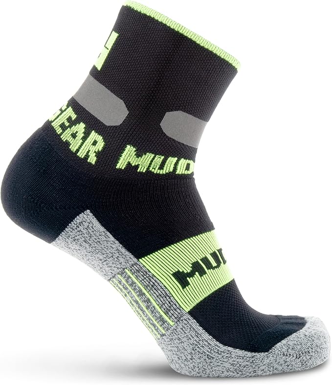 Crew Length Trail Running Socks, Quick-Drying Mid-Calf Socks with Arch Support, Sweat-Resistant, Breathable Athletic Socks