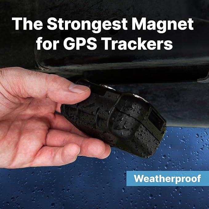 Spytec Atlas GPS Tracker for Vehicles | Up to 14-Day Battery Life | Waterproof Magnetic Case, Geofencing, Portable Real Time Mini GPS Car Tracker w/Lifetime Support | 1 Month Starter Pack