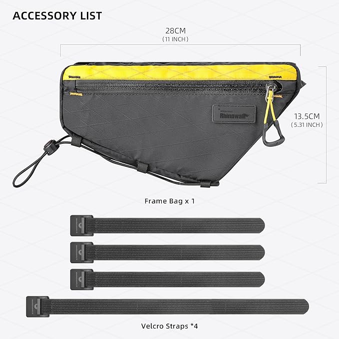 Rhinowalk Bike Frame Bag Waterproof Bike Triangle Bag Bicycle Pouch Under Tube Bag Professional Cycling Accessories